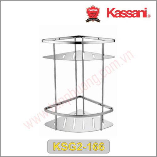 KỆ GÓC 2 TẦNG KASSANI KSG2-166